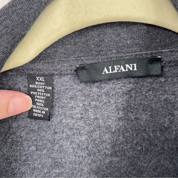 Alfani Men’s Lighweight Fleece Lined Zipper Closing Bomber Jacket size XXL - Picture 2 of 3